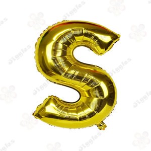 Foil Letter Balloon Gold