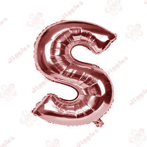 Foil Letter Balloon Rose Gold