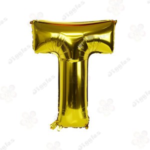 Foil Letter Balloon Gold