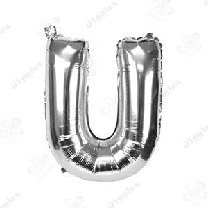 Foil Letter Balloon Silver