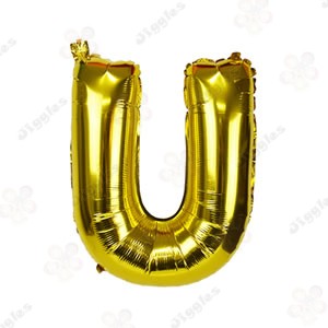 Foil Letter Balloon Gold