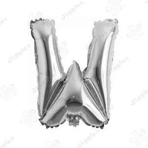 Foil Letter Balloon Silver