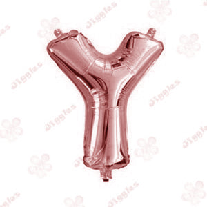 Foil Letter Balloon Rose Gold