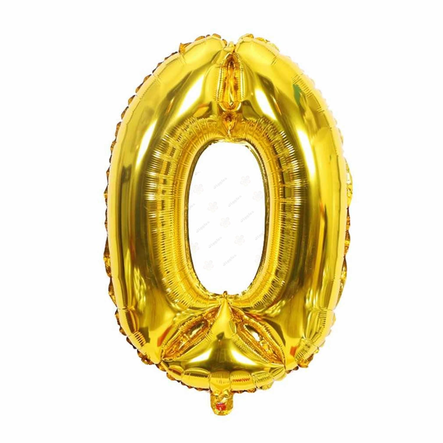 32 inch Foil Number 0 Gold Balloon