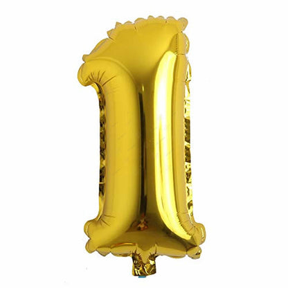 Foil Number Balloon Gold 32" (Air Filling Only)