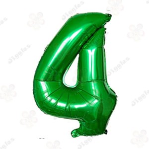 Foil Number Balloon Green 32" (Air Filling Only)