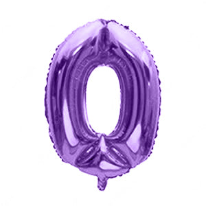 Foil Number Balloon Purple 40"