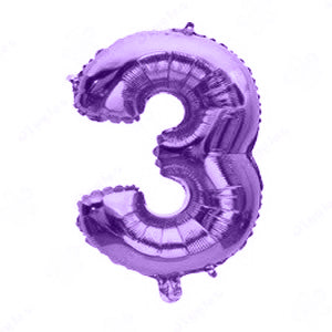 Foil Number Balloon Purple 40"