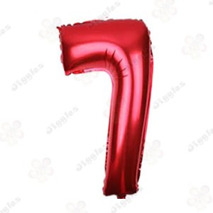 Foil Number Balloon Black 40"