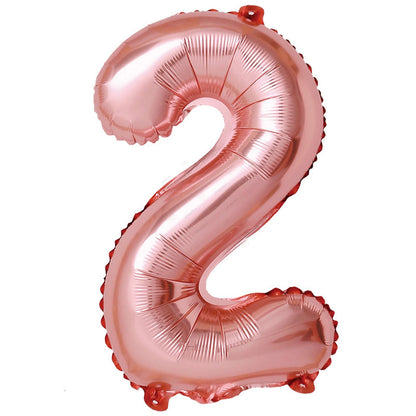 Foil Number Balloon Rose Gold 40"