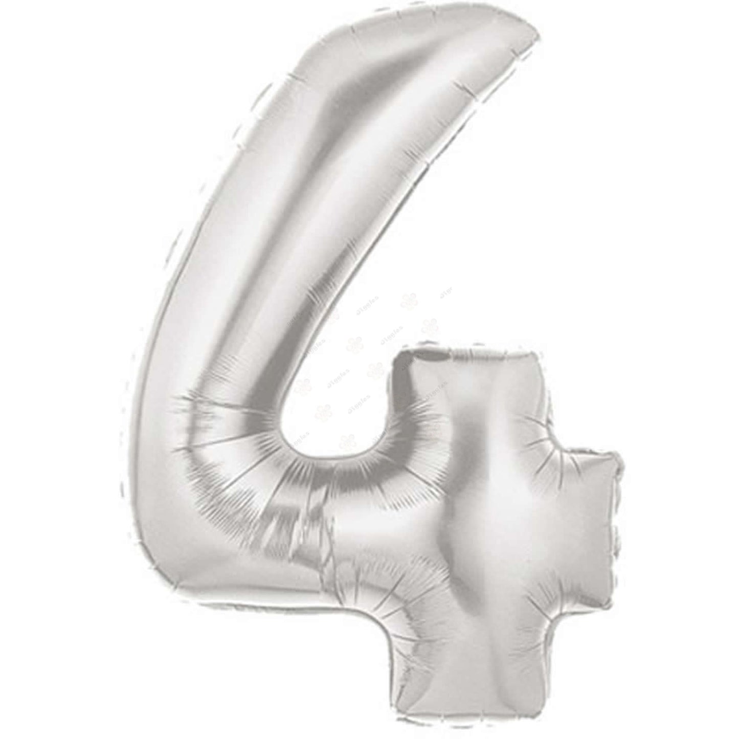 Foil Number Balloon Silver 32" (Air Filling Only)