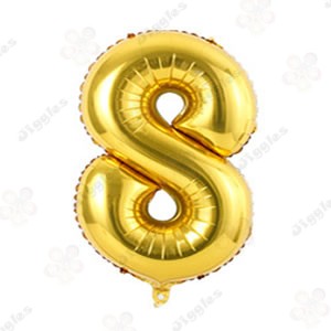 Foil Number Balloon Gold 40"