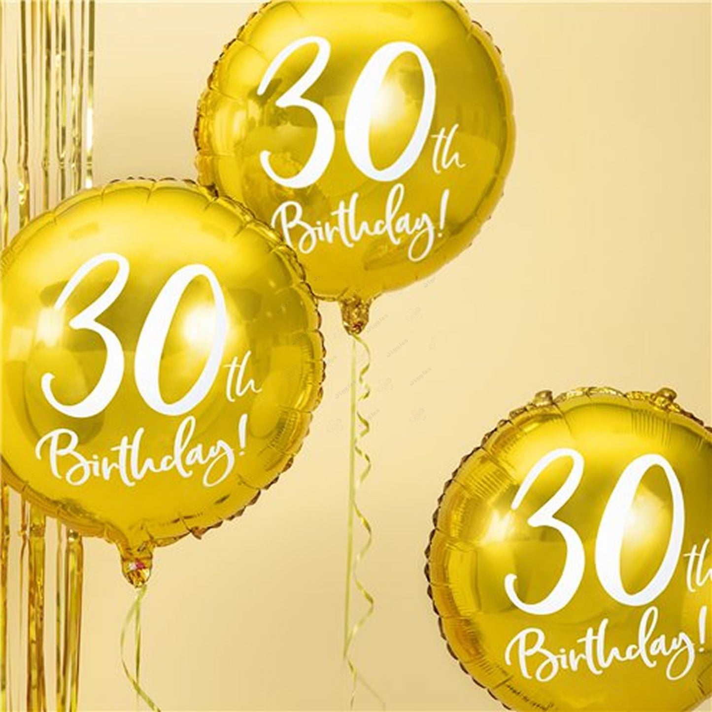 30th Birthday Gold Foil Balloon