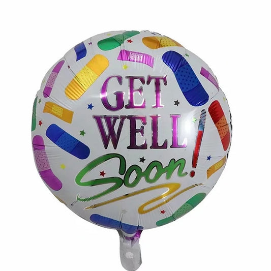 Get Well Soon Foil Balloon Bandages