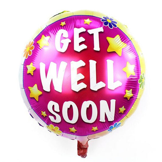 Get Well Soon Foil Balloon Stars