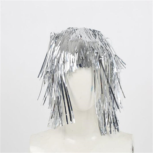 Foil Wig Silver