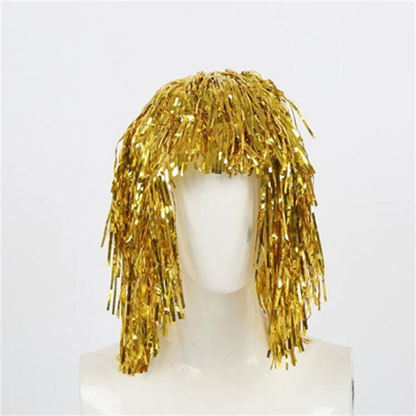 Foil Wig Gold