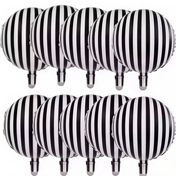Black Stripe Foil Balloon