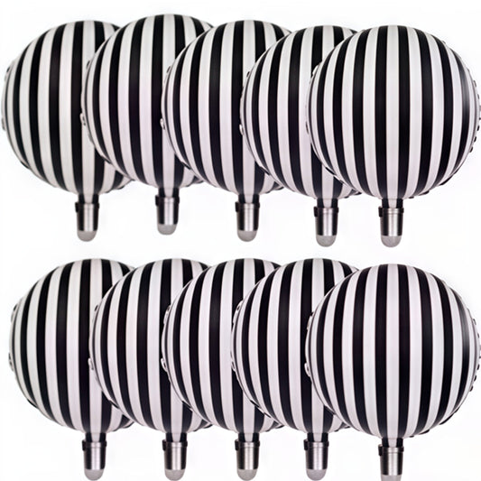 Black Stripe Foil Balloon