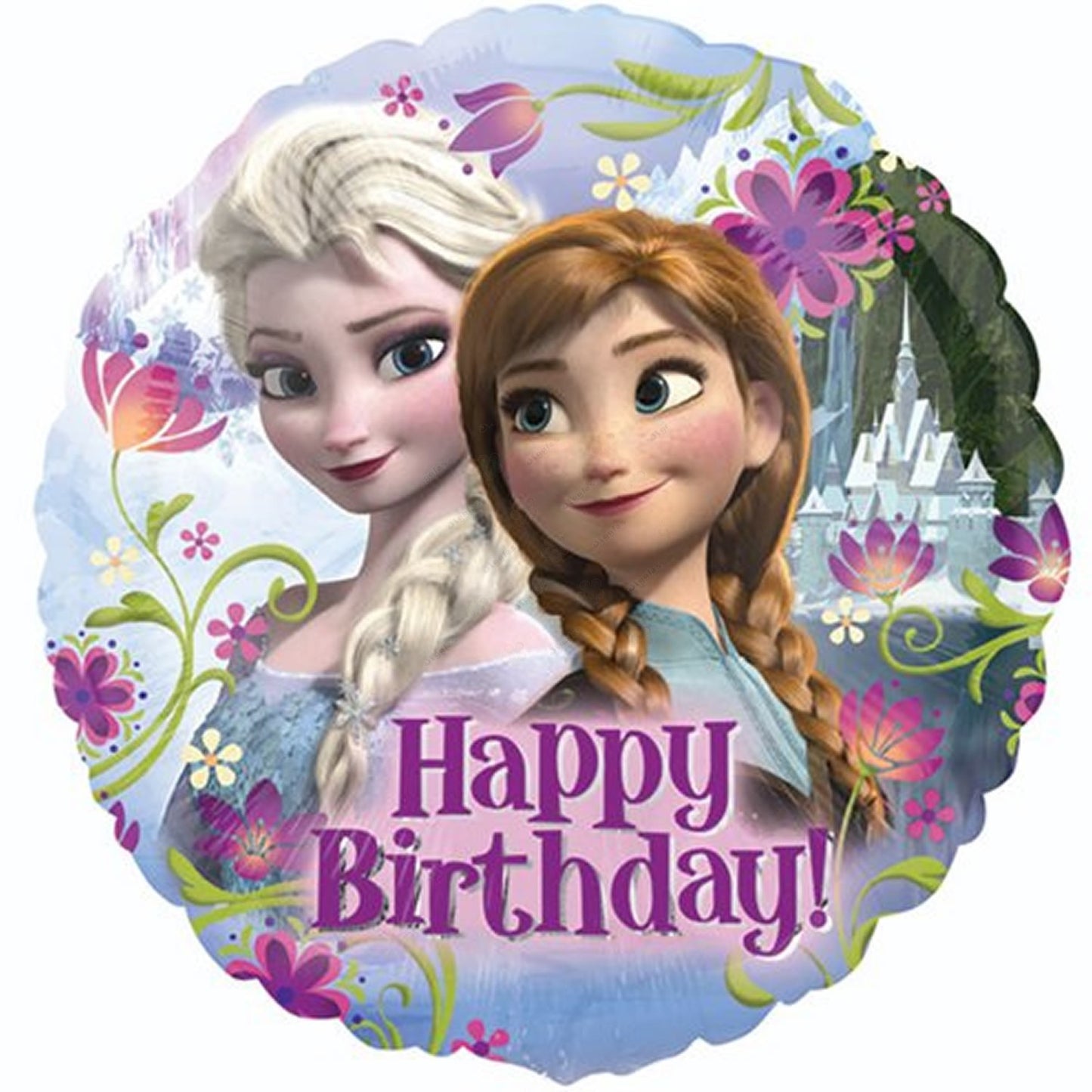 Frozen Happy Birthday Foil Balloon