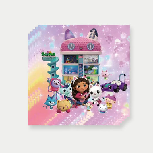 Gabby's DollHouse Paper Napkins