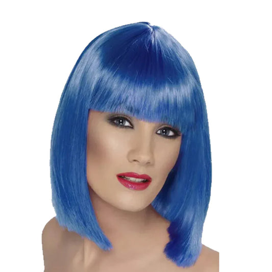 Glam Wig Straight Blue