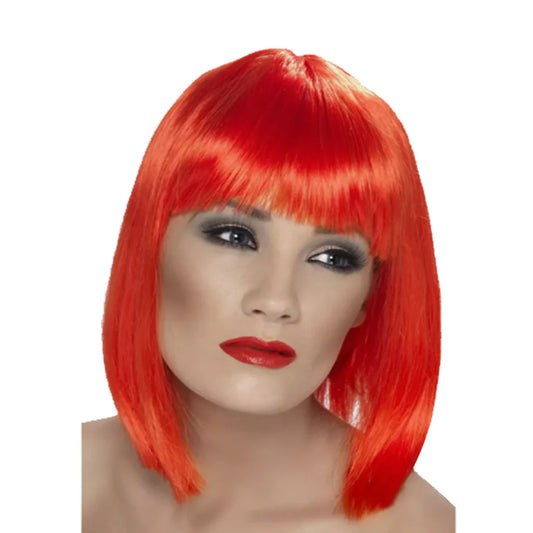 Glam Wig Straight Maroon