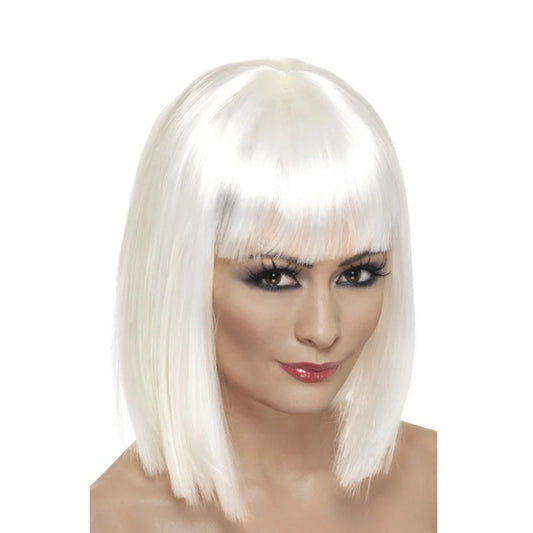 Glam Wig Straight White