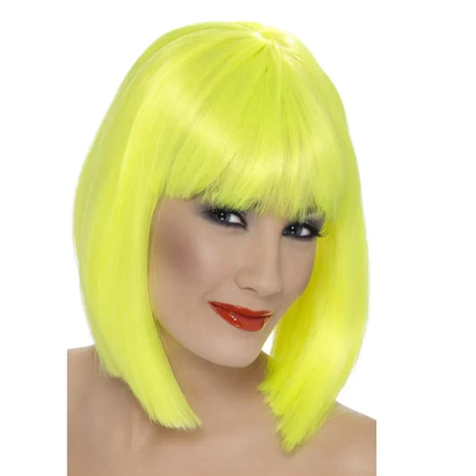 Glam Wigs Straight Yellow