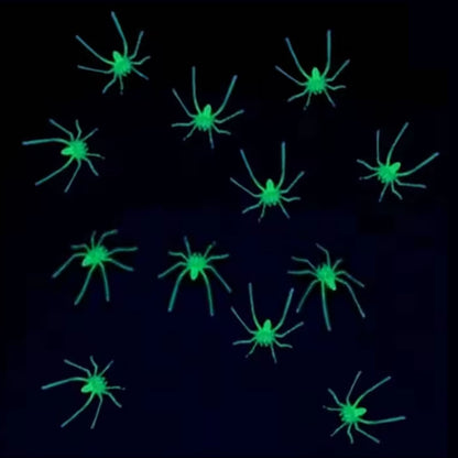 Halloween Glow Spiders 20 pcs