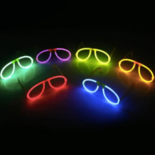 Glow in the Dark Round Glasses