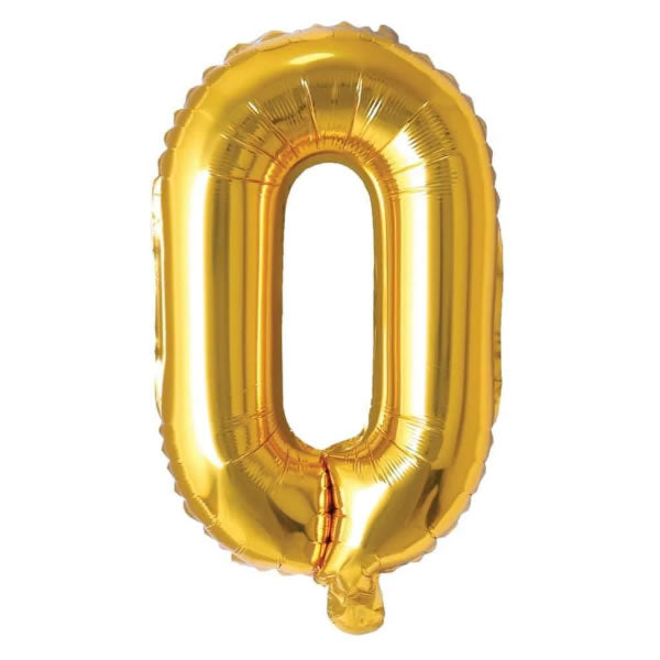 Foil Letter O Balloon 16 inch - Mylar Letter Balloon O Foil Balloon gold. Each 16″ O letter balloon ideal for names, phrases - perfect for any celebration from birthday parties, baby showers and weddings!