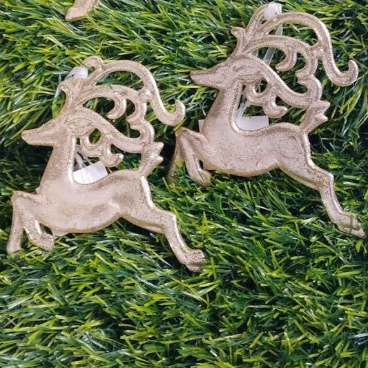 Gold Glitter Reindeer