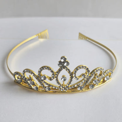 Gold Metal Tiara - G102