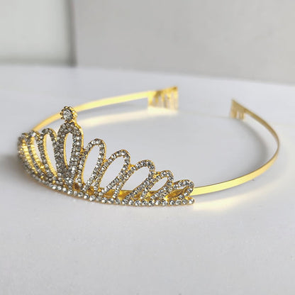 Gold Metal Tiara - G103