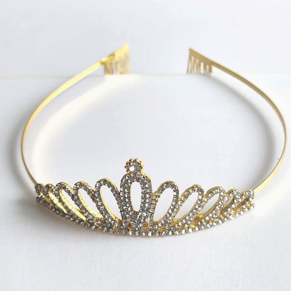 Gold Metal Tiara - G103