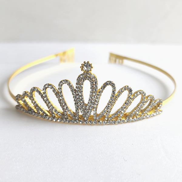 Gold Metal Tiara - G103