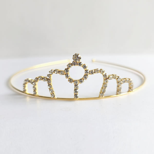 Gold Metal Tiara - G104