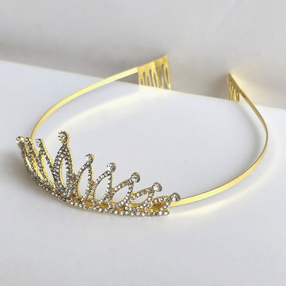 Gold Metal Tiara G16