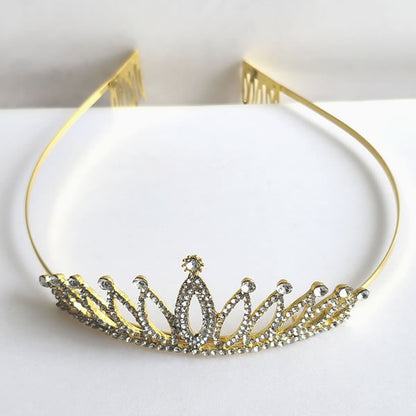 Gold Metal Tiara G16