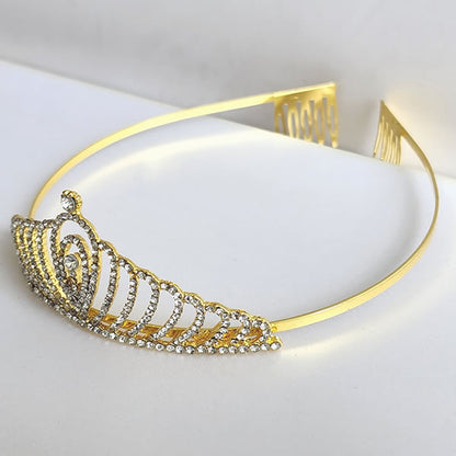 Gold Metal Tiara G8