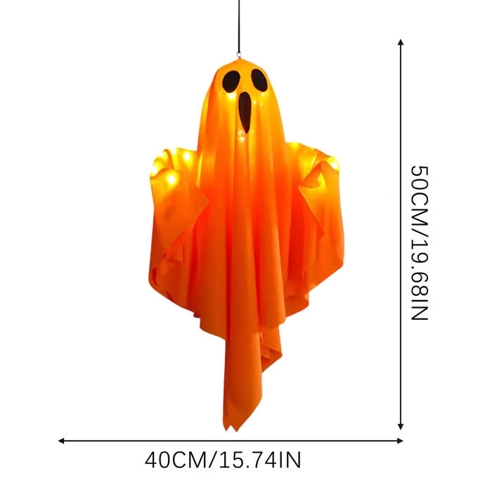 Orange Hanging Ghost 50x40cm