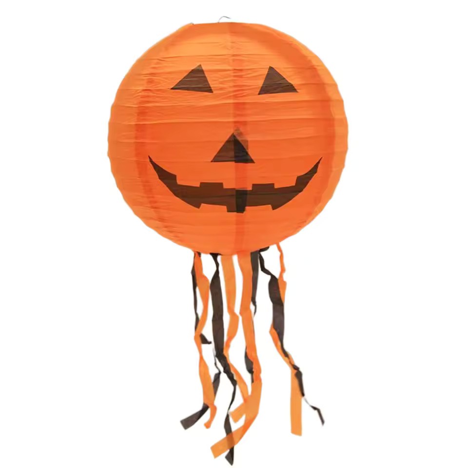 Halloween Paper Lantern - Pumpkin Face