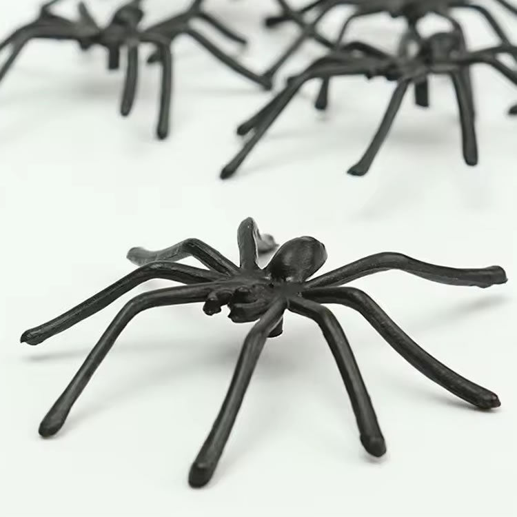 Halloween Plastic Spiders 20 pcs
