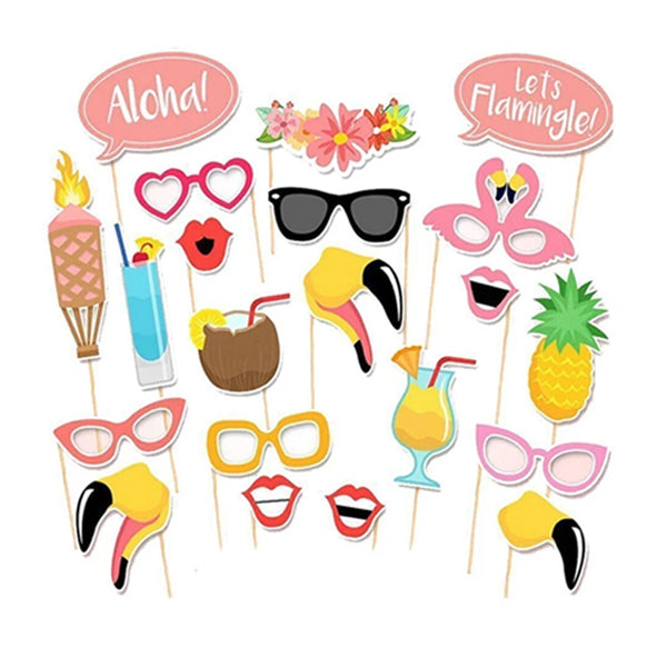 Hawaiian Party Photo Props