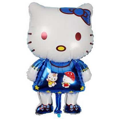 Hello Kitty Shape Foil Balloon Pink & Blue