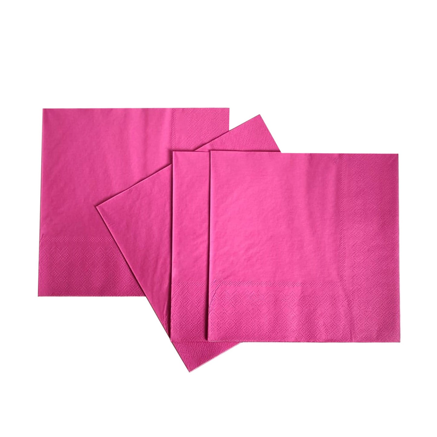 Hot Pink Paper Napkins