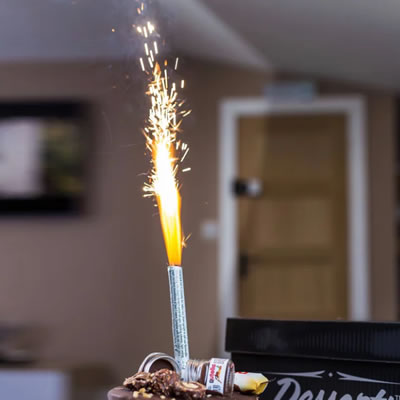 8" Ice Fountain Sparkler Pack (2)