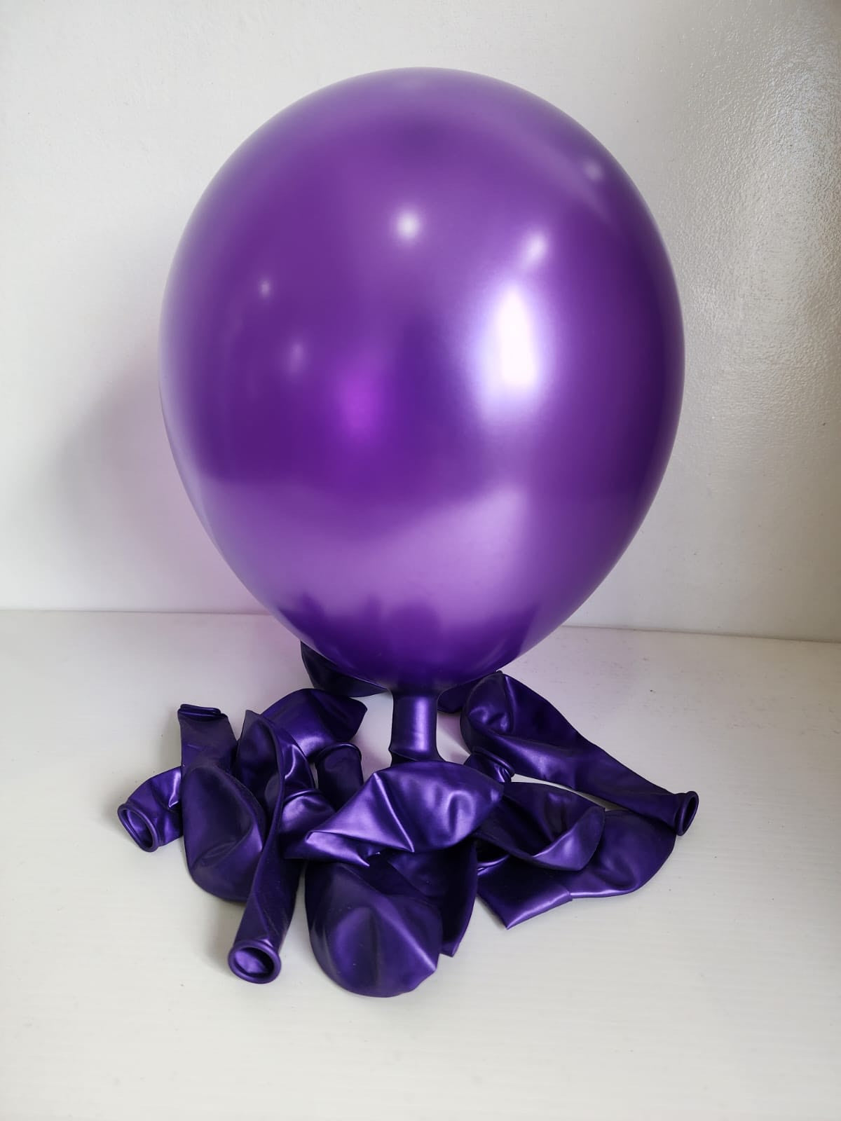 Metallic Balloons Purple