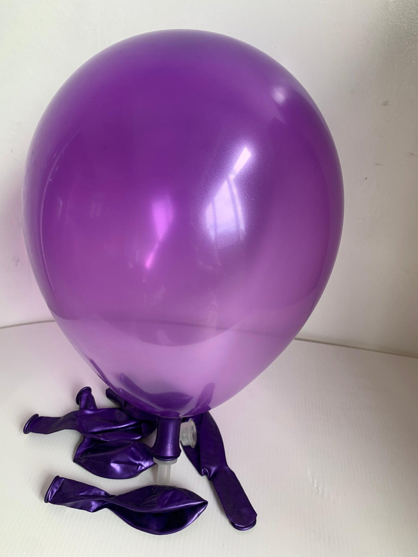 Metallic Balloons Purple